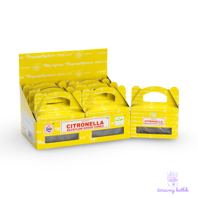 Vonné kužele Satya - Citronella
