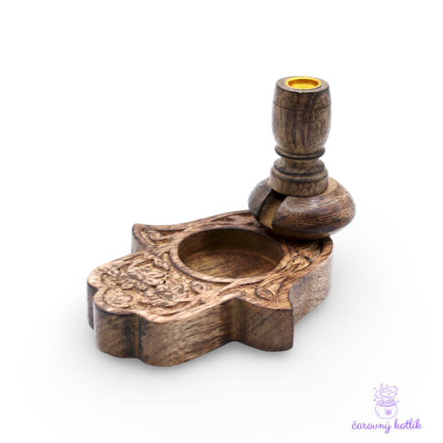 Stojan na vonné kužele - Hamsa - malý