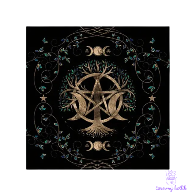 Oltárny obrus Strom života a Pentagram