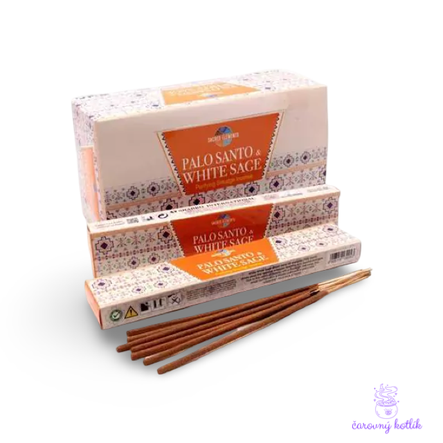Vonné tyčinky Biela šalvia & Palo santo
