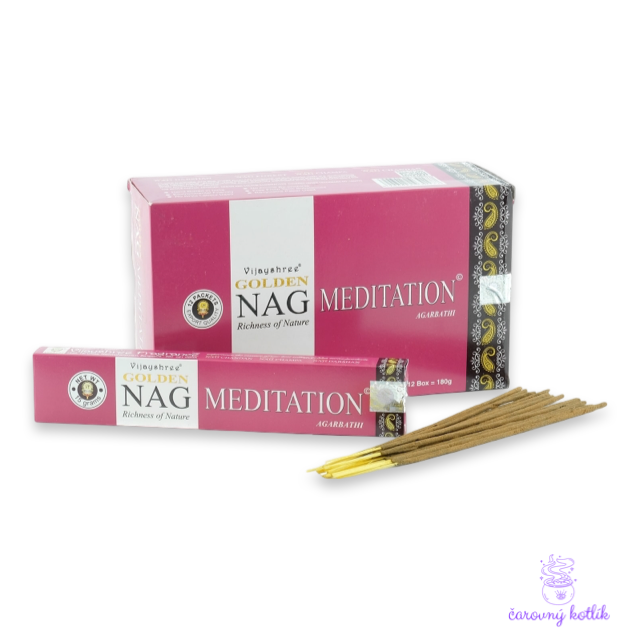Vonné tyčinky Golden Nag - Meditation