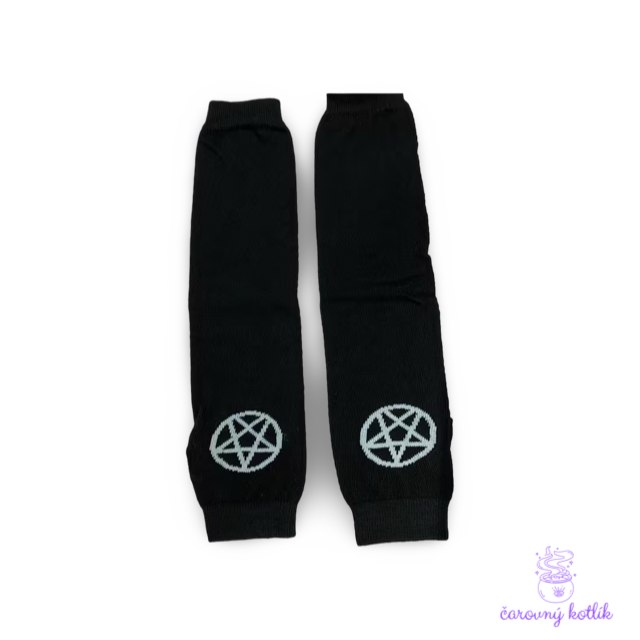 Pletené rukavice Pentagram